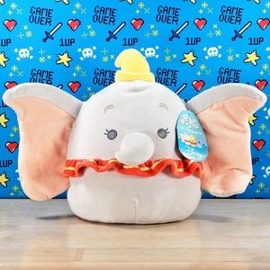 Squishmallow Dumbo the Elephant 10" UltraSoft Disney Pixar Film Plush Toy NWT